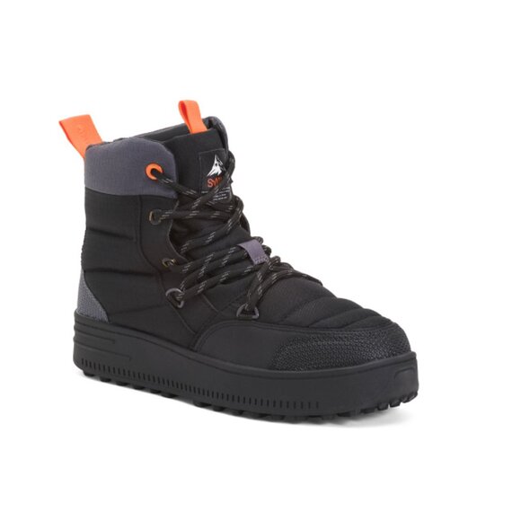 SWIMS Black Waterproof Snow Runner Boots